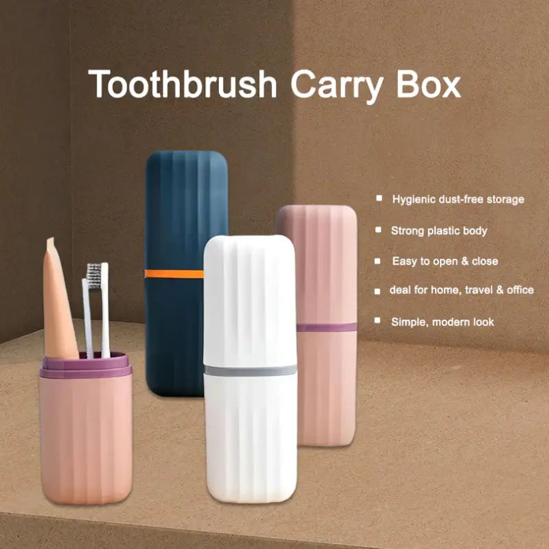 Multifunction Portable Travel Toothbrush Case – Travel Organizer