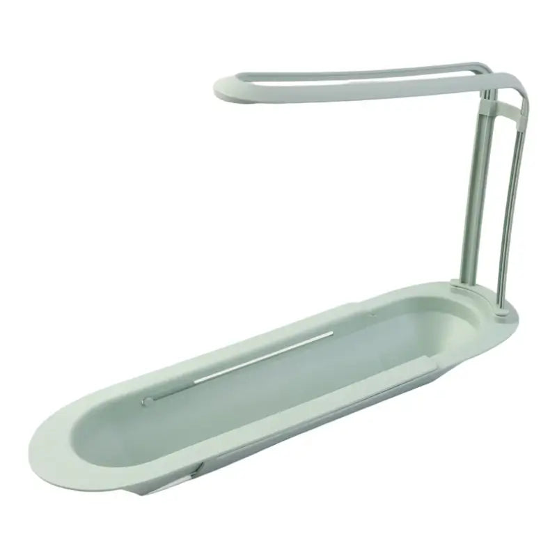 Plastic Telescopic Sink Storage Rack – Adjustable Kitchen Organizer