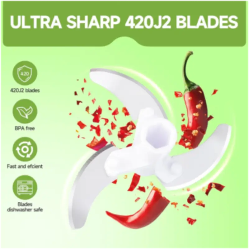 Manual Pull String Food Chopper Vegetable Cutter Dori Chopper Blender for Fruits Nuts and Onions