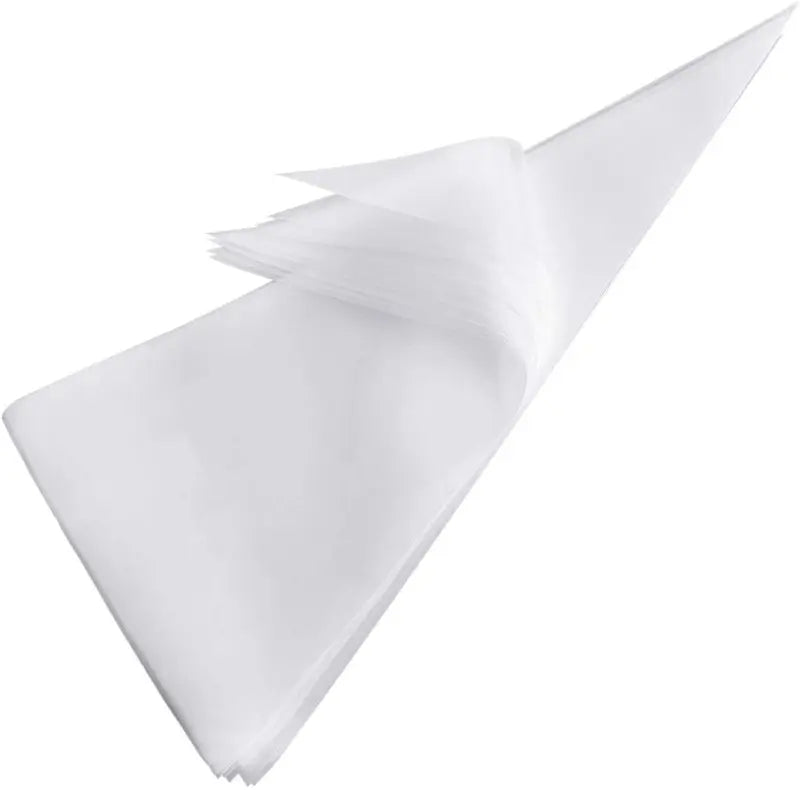 Krifton 100 pcs Pastry Cake Icing Piping Decorating Bags Anti Burst Icing Bags for Cream Frosting, Cakes and Cookies Decoration (26 X 17 CM, Clear) - Pack of 100